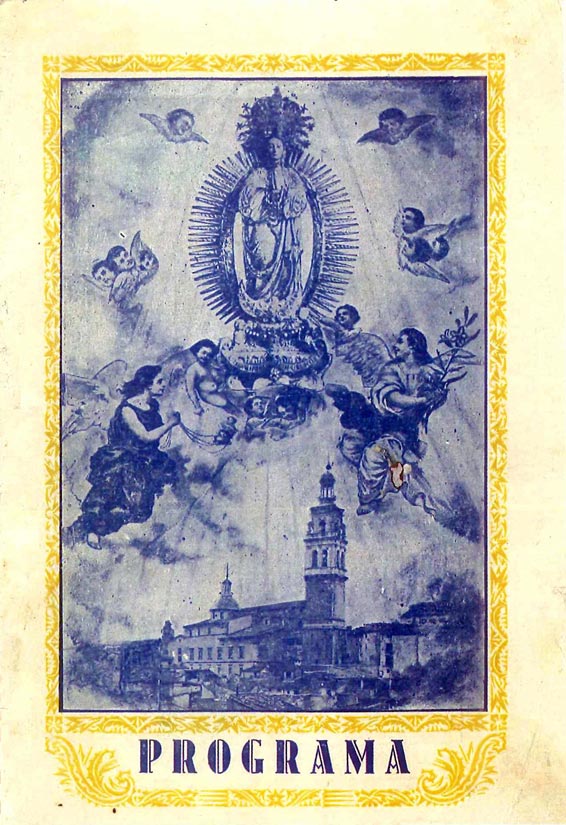 Fiestas de la Purísima 1933 Ontinyent / Onteniente